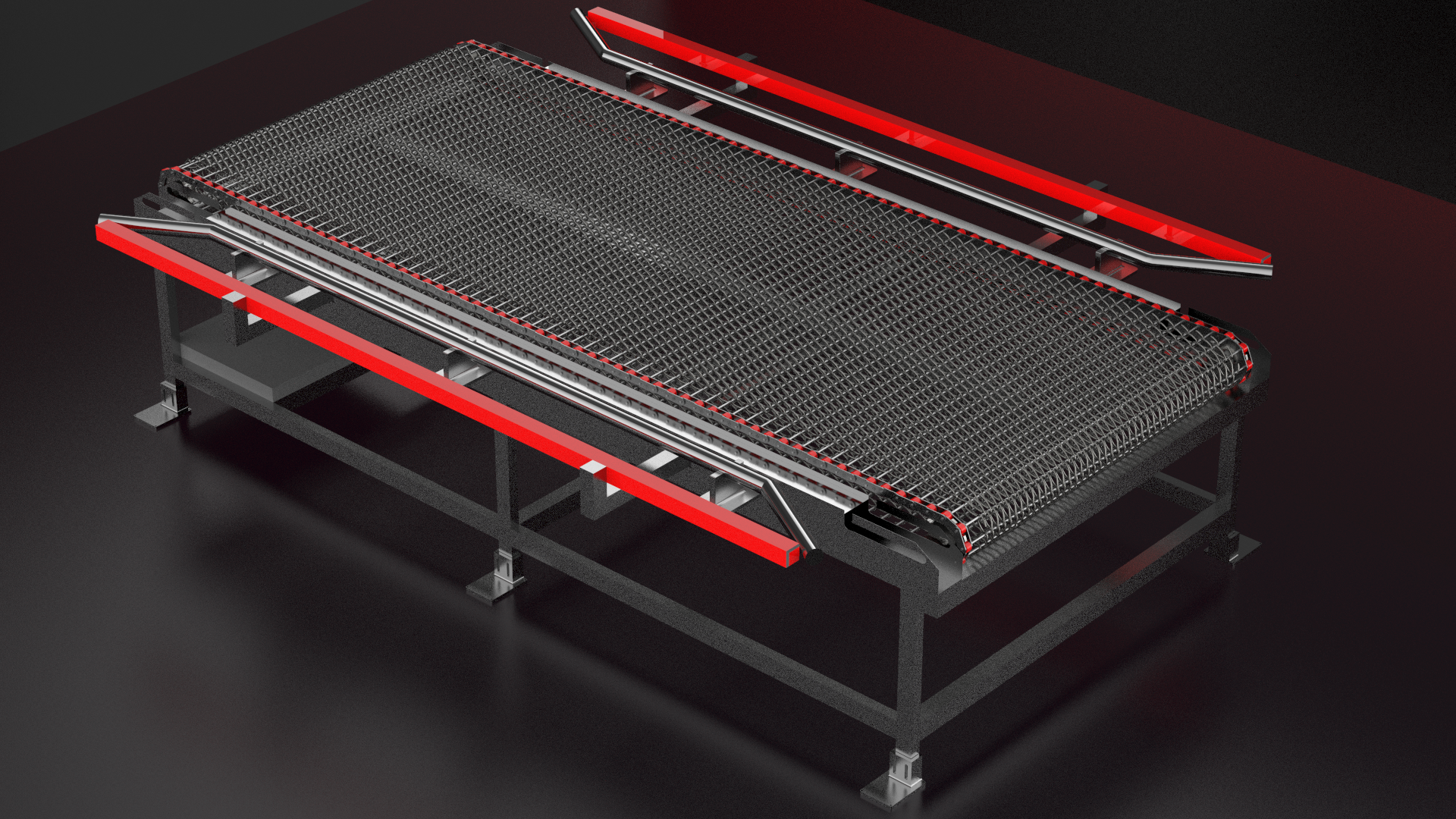 钢丝波带链式输送机